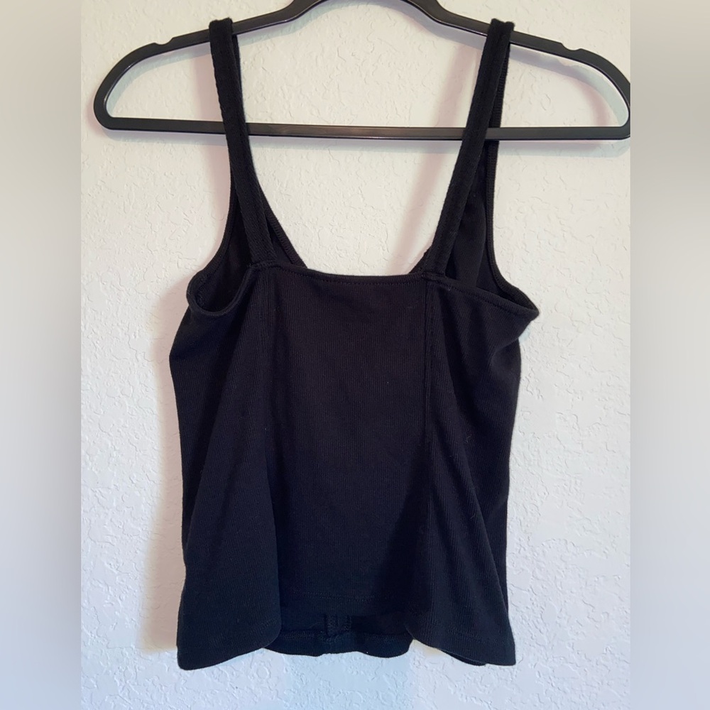 Black tank top